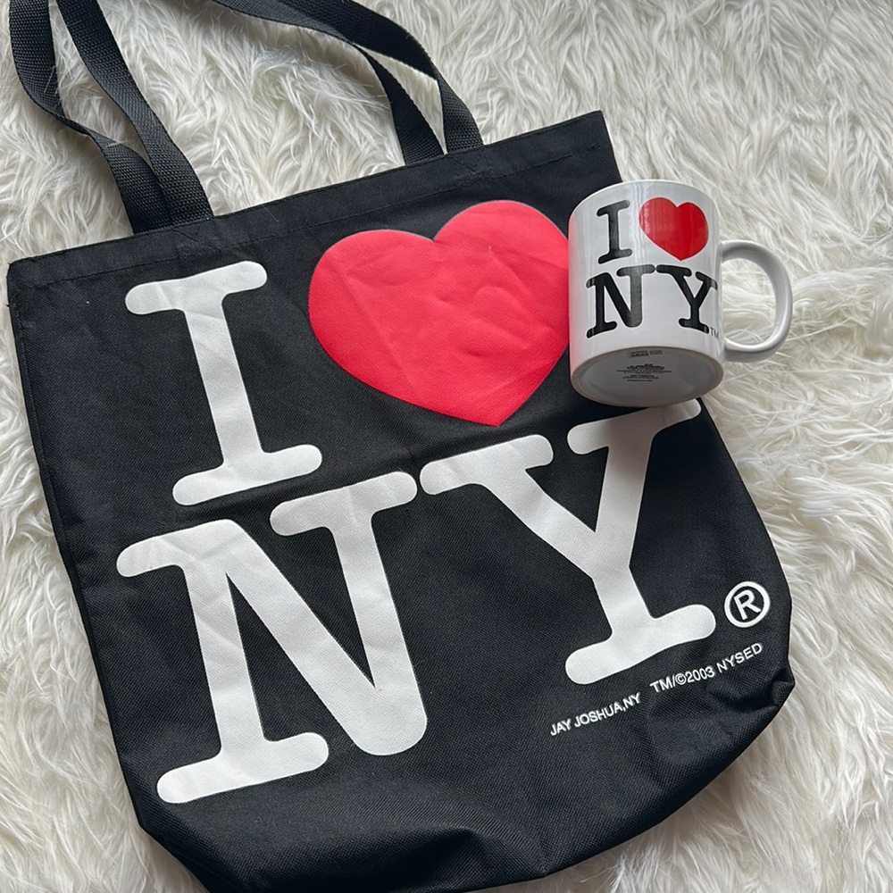 I Love NY bag and mug